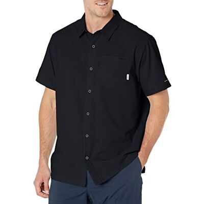Columbia Herren Slack Tide Camp Shirt, Schwarz, Mittel Columbia Herren Slack Tide Camp Shirt, Schwarz, Mittel