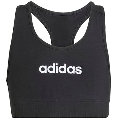 Adidas Mädchen Essentials Top Shirt, Black/White, 11-12 Years Adidas Mädchen Essentials Top Shirt, Black/White, 11-12 Years