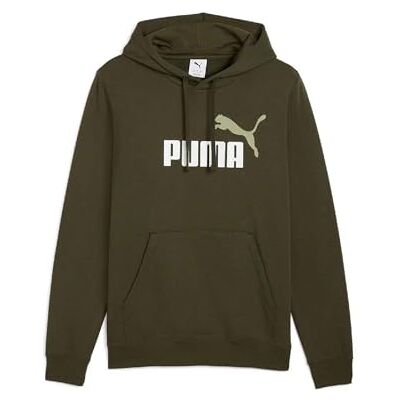 Puma Herren 2 Color No. 1 Logo Hoodie FL Kapuzenpullover, Dark Olive, XL EU Puma Herren 2 Color No. 1 Logo Hoodie FL Kapuzenpullover, Dark Olive, XL EU
