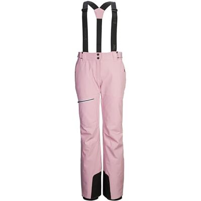 Killtec Damen Skihose/Funktionshose mit abnehmbaren Trägern, Kantenschutz, Schneefang und Beinventilation KSW 60 WMN SKI PNTS, Rosenholz, 38, 43424-000 Killtec Damen Skihose/Funktionshose mit abnehmbaren Trägern, Kantenschutz, Schneefang und Beinventilation KSW 60 WMN SKI PNTS, Rosenholz, 38, 43424-000