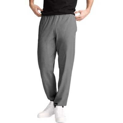 Champion Herren Trainingshose Sweathose aus Jersey mit Geschlossener Unterseite, Granit Heather-407q88, XL Champion Herren Trainingshose Sweathose aus Jersey mit Geschlossener Unterseite, Granit Heather-407q88, XL