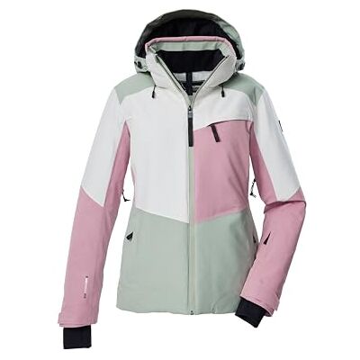 Killtec Damen Skijacke/Funktionsjacke mit abzippbarer Kapuze, Schneefang und Unterarmventilation KSW 39 WMN SKI JCKT, helles salbei, 36, 43420-000 Killtec Damen Skijacke/Funktionsjacke mit abzippbarer Kapuze, Schneefang und Unterarmventilation KSW 39 WMN SKI JCKT, helles salbei, 36, 43420-000