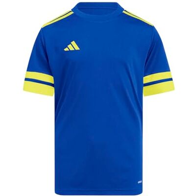 Adidas Unisex Kinder Squadra25 Jersey Short Sleeve Kids Shirt, Team royal Blue/Team Yellow, 13-14 Years Adidas Unisex Kinder Squadra25 Jersey Short Sleeve Kids Shirt, Team royal Blue/Team Yellow, 13-14 Years