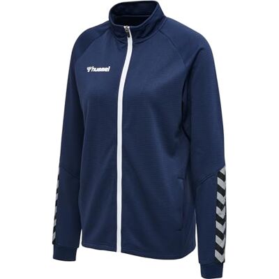 hummel Damen Jacke Hmlauthentic Women Poly Zip Jacket, Marine, S, 205368-7026-S hummel Damen Jacke Hmlauthentic Women Poly Zip Jacket, Marine, S, 205368-7026-S
