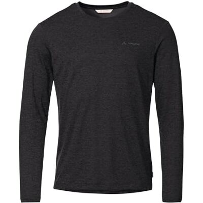 VAUDE Herren Langarmshirt Essential LS T-Shirt, schnelltrocknend und pflegeleicht, atmungsaktiv, Black, L VAUDE Herren Langarmshirt Essential LS T-Shirt, schnelltrocknend und pflegeleicht, atmungsaktiv, Black, L