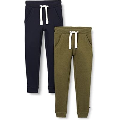 MAGIC KIDS WEAR Jogginghose Kinder und Babies aus Baumwolle, 2er Pack Dark Olive (954), 104 MAGIC KIDS WEAR Jogginghose Kinder und Babies aus Baumwolle, 2er Pack Dark Olive (954), 104