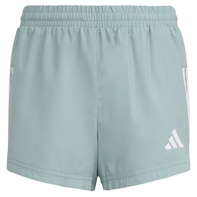 Adidas Girl's Train Essentials 3-Stripes Shorts, Wonder Sage/White, 13-14 Years Adidas Girl's Train Essentials 3-Stripes Shorts, Wonder Sage/White, 13-14 Years