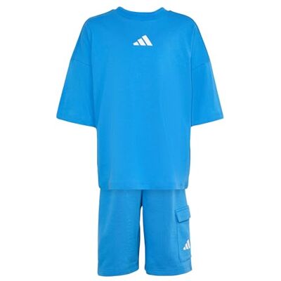 Adidas Unisex Kids TIRO_NSTER T-SHIRT SET, Wonder Sage/white, 5-6 Years Adidas Unisex Kids TIRO_NSTER T-SHIRT SET, Wonder Sage/white, 5-6 Years
