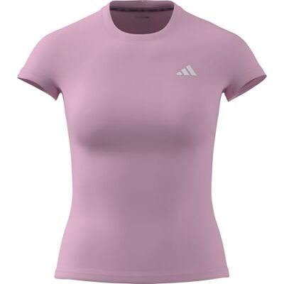 Adidas Women's Power Essentials Workout Contour T-Shirt, True pink, L Adidas Women's Power Essentials Workout Contour T-Shirt, True pink, L