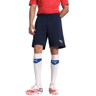 Puma Herren Teamrise Shorts, Peacoat- White, 3XL EU Puma Herren Teamrise Shorts, Peacoat- White, 3XL EU