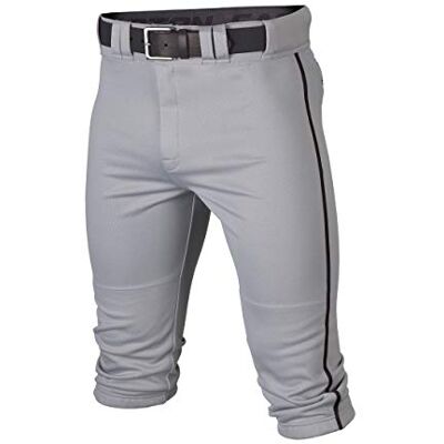 Easton Herren Rival+ Baseballhose, Höschen-Passform, Erwachsenengrößen, Paspeliert, Mehrere Farben, grau/schwarz, Medium Easton Herren Rival+ Baseballhose, Höschen-Passform, Erwachsenengrößen, Paspeliert, Mehrere Farben, grau/schwarz, Medium
