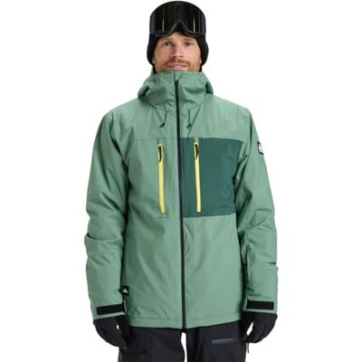 Quiksilver Sycamore Solid 20K Snow Jacket Green S Quiksilver Sycamore Solid 20K Snow Jacket Green S