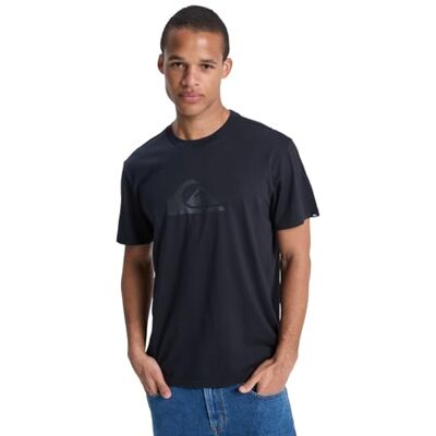 Quiksilver T-Shirt mit kurzen Ärmeln, EV Com Logo, SS, Schwarz, XL Quiksilver T-Shirt mit kurzen Ärmeln, EV Com Logo, SS, Schwarz, XL