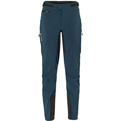 VAUDE Qimsa Softshell Pants II Fahrradhose Damen, Winddichte Softshellhose Damen für Ganzjahres-Biker, Fahrradhose Winter Damen atmungsaktiv & wasserabweisend – in Blau, Größe: 40 VAUDE Qimsa Softshell Pants II Fahrradhose Damen, Winddichte Softshellhose Damen für Ganzjahres-Biker, Fahrradhose Winter Damen atmungsaktiv & wasserabweisend – in Blau, Größe: 40