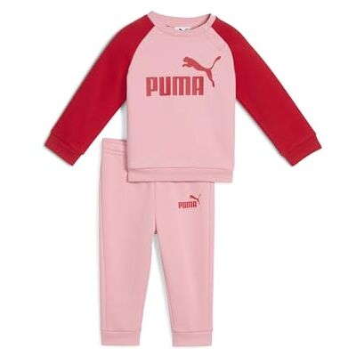 Puma Unisex Baby Minicats Ess Raglan Crew Set Fl Inf Trainingsanzug, Pinkscape, 80 EU Puma Unisex Baby Minicats Ess Raglan Crew Set Fl Inf Trainingsanzug, Pinkscape, 80 EU