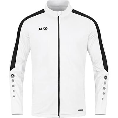 JAKO Kinder Polyesterjacke Power, Weiß, 164 JAKO Kinder Polyesterjacke Power, Weiß, 164