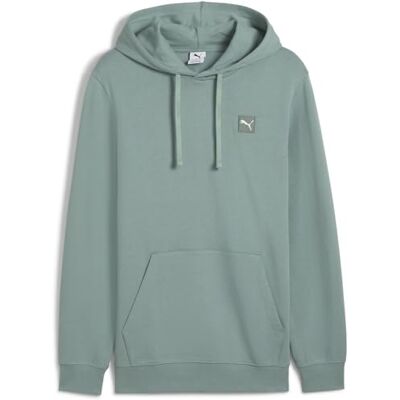 Puma Herren ESS Elevated Hoodie TR Kapuzenpullis, Green Moon, Puma Herren ESS Elevated Hoodie TR Kapuzenpullis, Green Moon,
