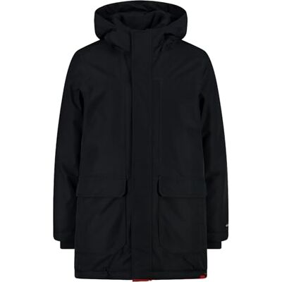 CMP , KID JACKET LONG FIX HOOD, 34K3274, Basic Black, 140, Boy CMP , KID JACKET LONG FIX HOOD, 34K3274, Basic Black, 140, Boy