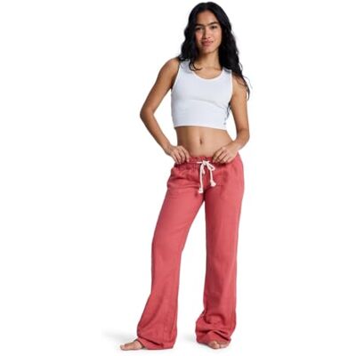 Roxy Oceanside Pant Non-Denim Pants für Damen Agave Green M Roxy Oceanside Pant Non-Denim Pants für Damen Agave Green M