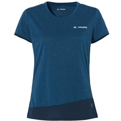 VAUDE Sveit T-Shirt für Damen – Schnelltrocknendes & geruchsresistentes Sport Shirt, Atmungsaktives Outdoor T-Shirt mit Rundhals, für Fahrradreisen & Bergsport Shore Blue, 38 VAUDE Sveit T-Shirt für Damen – Schnelltrocknendes & geruchsresistentes Sport Shirt, Atmungsaktives Outdoor T-Shirt mit Rundhals, für Fahrradreisen & Bergsport Shore Blue, 38