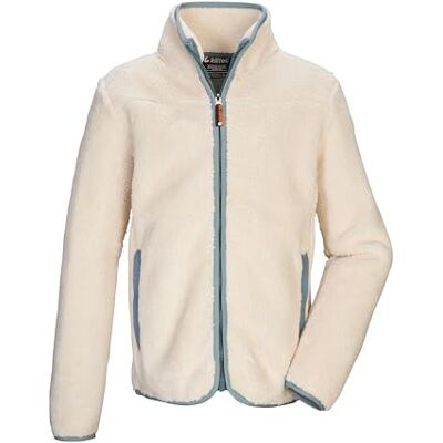 Killtec Jungen Sherpajacke/Fleecejacke mit Stehkragen KOW 241 BYS FLC JCKT, ecru, 152, 43572-000 Killtec Jungen Sherpajacke/Fleecejacke mit Stehkragen KOW 241 BYS FLC JCKT, ecru, 152, 43572-000