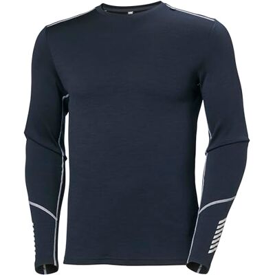 Hansen Herren Lifa Merino Midweight Crew, Marine 2.0, L Hansen Herren Lifa Merino Midweight Crew, Marine 2.0, L