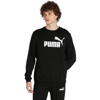 Puma Herren Big Logo Crew Tr Pullover, Black, 4XL EU Puma Herren Big Logo Crew Tr Pullover, Black, 4XL EU