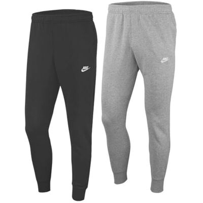 NIKE Herren Sportswear Club Fleece Jogginghose, Black/Black/White, XXL EU NIKE Herren Sportswear Club Fleece Jogginghose, Black/Black/White, XXL EU