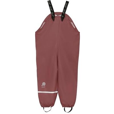 Celavi Unisex Kinder Rainwear -Solid Pu Pants, Rose Braun, 110 EU Celavi Unisex Kinder Rainwear -Solid Pu Pants, Rose Braun, 110 EU