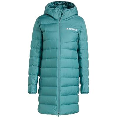 Adidas Damen Terrex Multi Light Down Hooded Parka 2.0, Preloved Teal, M Adidas Damen Terrex Multi Light Down Hooded Parka 2.0, Preloved Teal, M