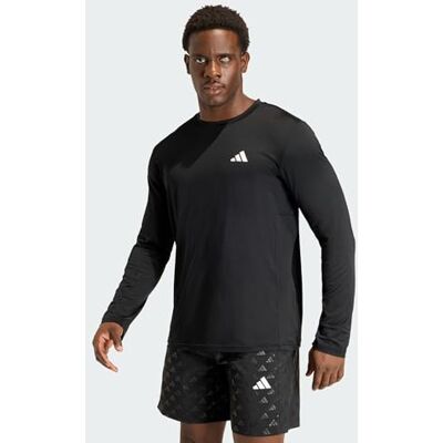 Adidas Herren Workout Essentials Flex Longsleeve Shirt, Black, M Adidas Herren Workout Essentials Flex Longsleeve Shirt, Black, M