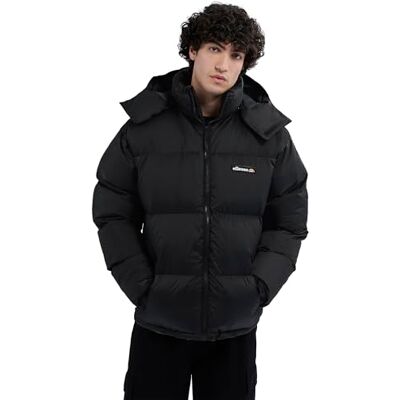 Ellesse Herren Monterosa Padded Jacket Jacke, Schwarz, L Ellesse Herren Monterosa Padded Jacket Jacke, Schwarz, L