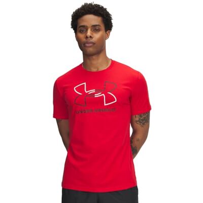 Under Armour Herre GL Foundation Update Kurzarmshirt, schnelltrocknendes Sportshirt, kurzärmliges und Komfortables Funktionsshirt mit Loser Passform,Red/White/Black,LG Under Armour Herre GL Foundation Update Kurzarmshirt, schnelltrocknendes Sportshirt, kurzärmliges und Komfortables Funktionsshirt mit Loser Passform,Red/White/Black,LG