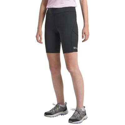 Jack Wolfskin Damen Kensteig Tights Wander-Shorts, Schwarz, S EU Jack Wolfskin Damen Kensteig Tights Wander-Shorts, Schwarz, S EU