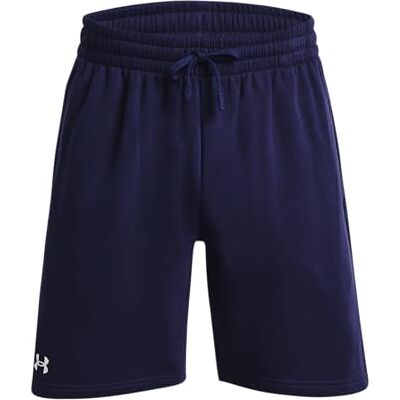 Under Armour Herren Rival Fleece Shorts, kurze Sporthose aus weichem Fleece, leichte Shorts mit offenen Seitentaschen und Druckknopftasche hinten Under Armour Herren Rival Fleece Shorts, kurze Sporthose aus weichem Fleece, leichte Shorts mit offenen Seitentaschen und Druckknopftasche hinten