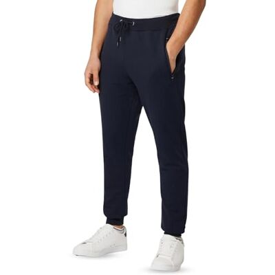 FM London Herren Slim Fit, Jogginghose Für Sports Jogger, Marineblau, L EU FM London Herren Slim Fit, Jogginghose Für Sports Jogger, Marineblau, L EU