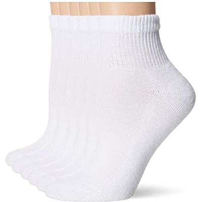 Hanes Women's Ultimate Kn?chel, Wei?, 5-9 (6er Pack) Hanes Women's Ultimate Kn?chel, Wei?, 5-9 (6er Pack)