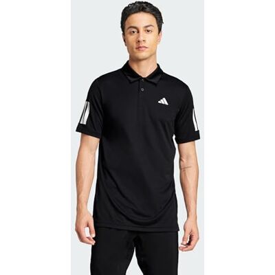 Adidas Herren Club Tennis 3-Stripes Polo Shirt, Black, M Adidas Herren Club Tennis 3-Stripes Polo Shirt, Black, M