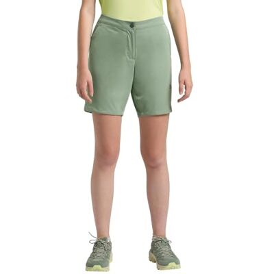 Jack Wolfskin Damen Hiking Alpine Wander-Shorts, Eucalyptus, 44 EU Jack Wolfskin Damen Hiking Alpine Wander-Shorts, Eucalyptus, 44 EU