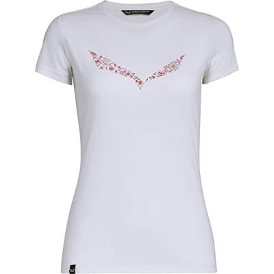 Salewa Solidlogo Dri-Release® T-Shirt Damen, Weiß, M Salewa Solidlogo Dri-Release® T-Shirt Damen, Weiß, M