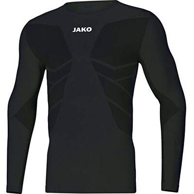 JAKO Herren Longsleeve Comfort 2.0, Schwarz, S JAKO Herren Longsleeve Comfort 2.0, Schwarz, S