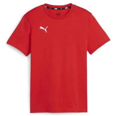 Puma Unisex Teamgoal Casuals Tee Jr T-Shirt, Red- White, 152 EU Puma Unisex Teamgoal Casuals Tee Jr T-Shirt, Red- White, 152 EU