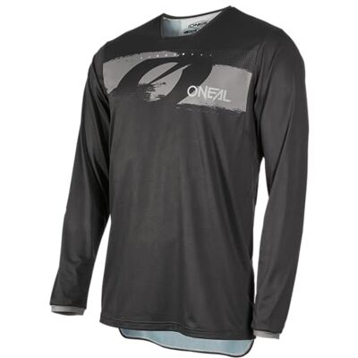 O'NEAL Mountainbike-Trikot MTB Mountainbike DH Downhill FR Freeride Atmungsaktives Material, maximale Bewegungsfreiheit Element FR Jersey Hybrid V.24 Erwachsene Schwarz Größe S O'NEAL Mountainbike-Trikot MTB Mountainbike DH Downhill FR Freeride Atmungsaktives Material, maximale Bewegungsfreiheit Element FR Jersey Hybrid V.24 Erwachsene Schwarz Größe S