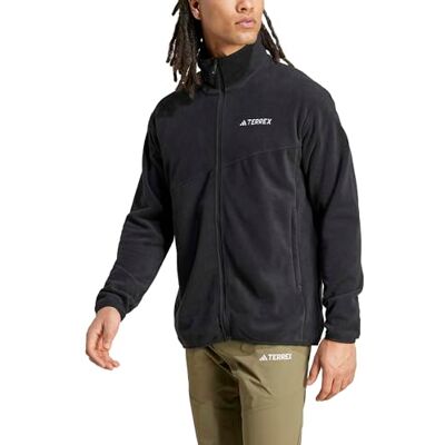 Adidas Men's Terrex Multi Full Zip Fleece Jacket, Black, XL Adidas Men's Terrex Multi Full Zip Fleece Jacket, Black, XL