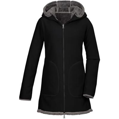 G.I.G.A. DX Damen Wendefleeceparka/Fleecejacke mit Kapuze GW 60 WMN KNTFLC PRK, schwarz, 40, 42502-000 G.I.G.A. DX Damen Wendefleeceparka/Fleecejacke mit Kapuze GW 60 WMN KNTFLC PRK, schwarz, 40, 42502-000