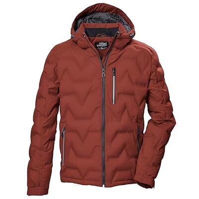 Killtec Herren Steppjacke mit Kapuze/Jacke ist wasserabweisend KOW 60 MN QLTD JCKT, ziegelrot, M, 41834-000 Killtec Herren Steppjacke mit Kapuze/Jacke ist wasserabweisend KOW 60 MN QLTD JCKT, ziegelrot, M, 41834-000