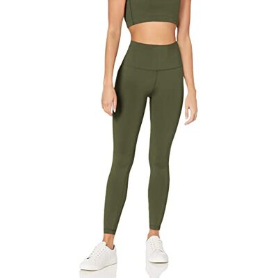 Amazon Essentials Damen Active Sculpt Workout Athleisure Leggings mit hohem Bund in voller Länge (erhältlich in Übergrößen), Olivgrün, M Amazon Essentials Damen Active Sculpt Workout Athleisure Leggings mit hohem Bund in voller Länge (erhältlich in Übergrößen), Olivgrün, M