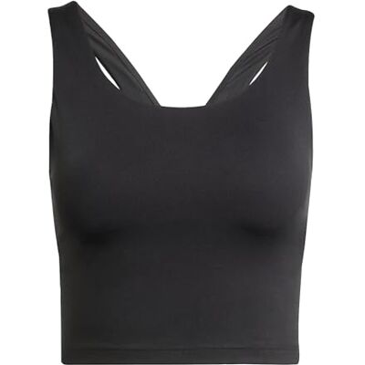 Adidas Damen All Me Medium Support Tank Bra, Black, M Adidas Damen All Me Medium Support Tank Bra, Black, M