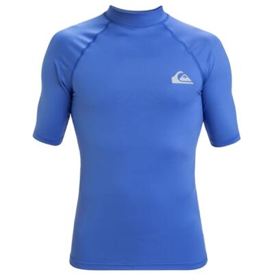 Quiksilver Upf50 Ss S/SL Surf Tee für Männer Medium Blue M Quiksilver Upf50 Ss S/SL Surf Tee für Männer Medium Blue M