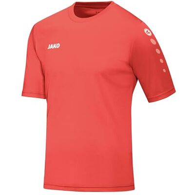 JAKO Unisex Trikot Team, Kurzarm, Coral, M JAKO Unisex Trikot Team, Kurzarm, Coral, M